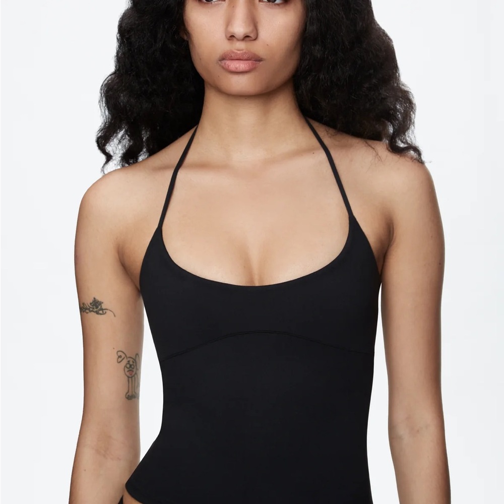 Tank Air Spill Halter Top